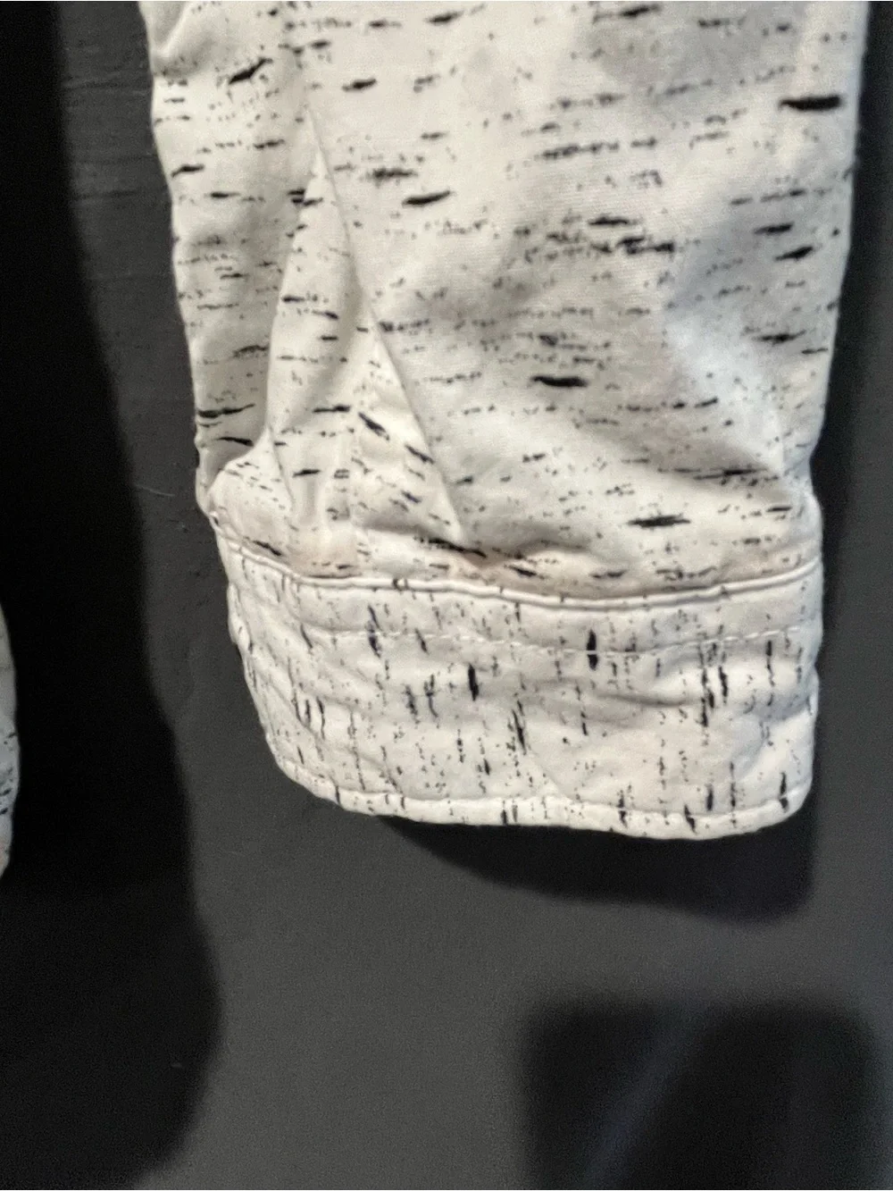 Boys White Speckled Button-Up Shirt by Denim & Flower Like New